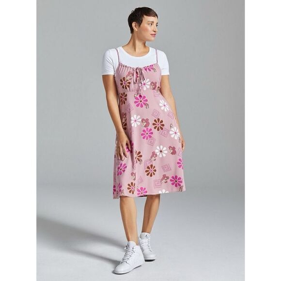 Disney Hercules Floral Meg Allover Print Slip Dress (Med) - Picture 1 of 5